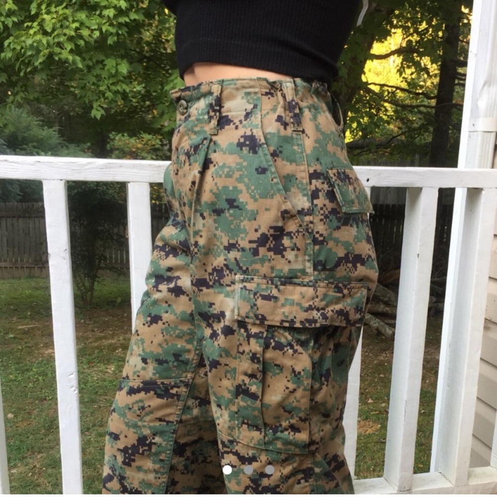 Authentic camo army pants